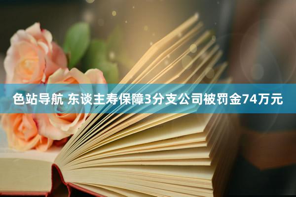 色站导航 东谈主寿保障3分支公司被罚金74万元