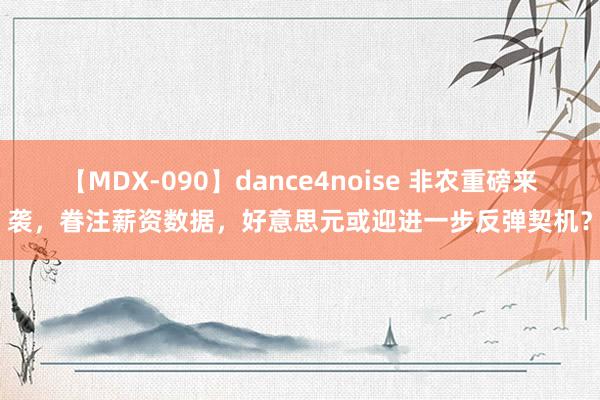 【MDX-090】dance4noise 非农重磅来袭，眷注薪资数据，好意思元或迎进一步反弹契机？