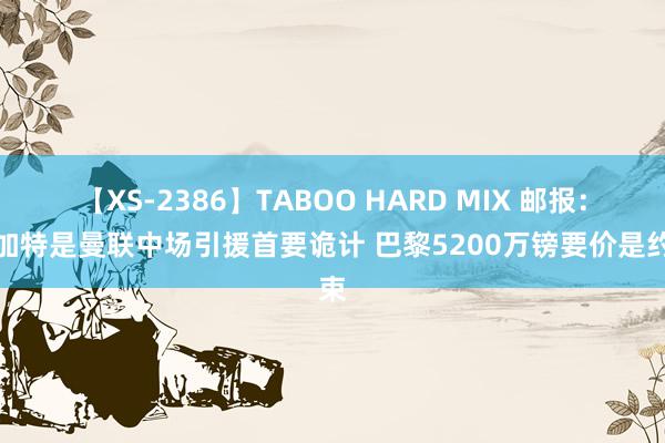 【XS-2386】TABOO HARD MIX 邮报：乌加特是曼联中场引援首要诡计 巴黎5200万镑要价是约束