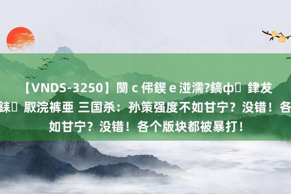 【VNDS-3250】闅ｃ伄鍥ｅ湴濡?鎬ф銉犮儵銉犮儵 娣倝銇叞浣裤亜 三国杀：孙策强度不如甘宁？没错！各个版块都被暴打！